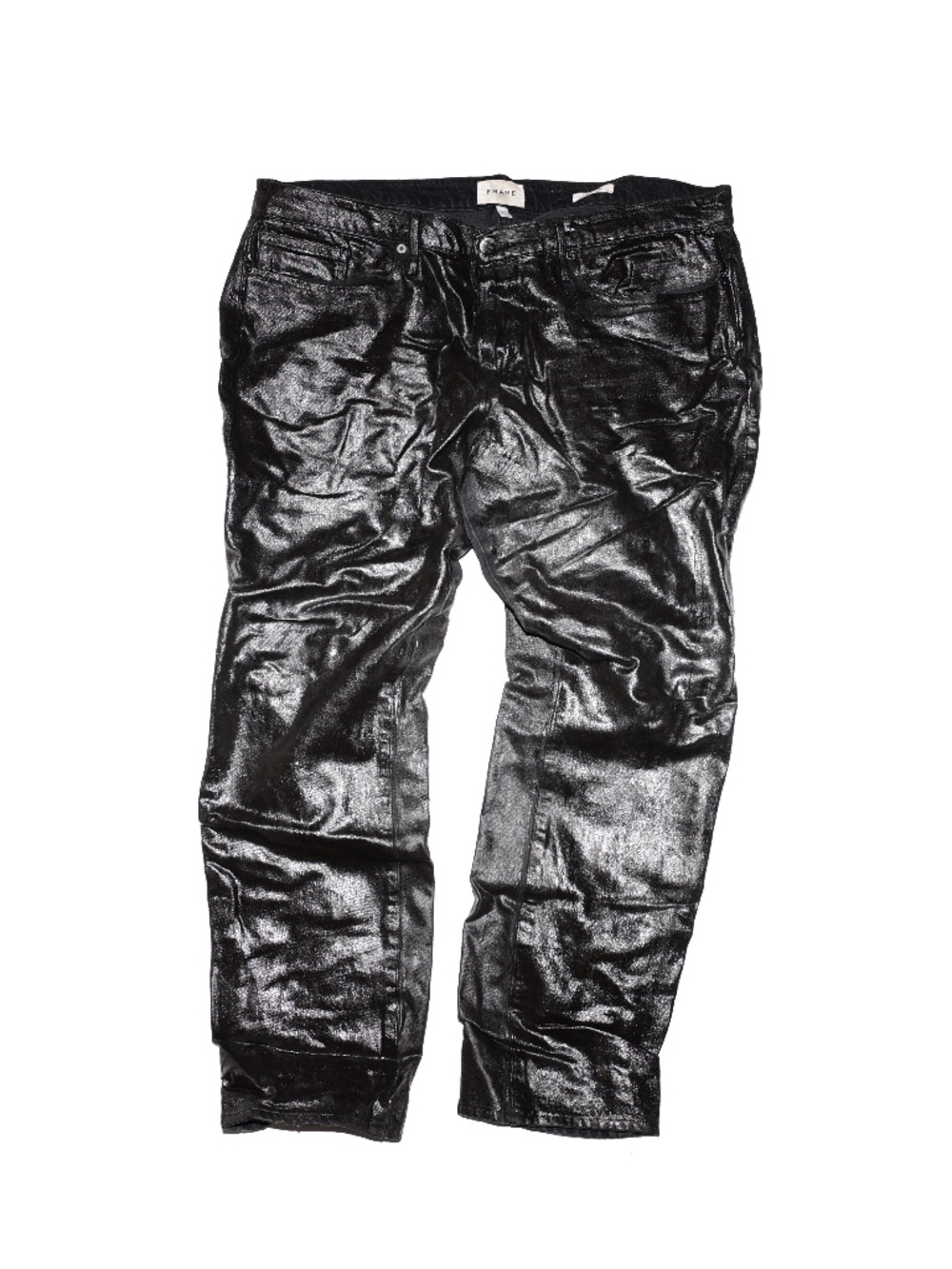 Frame L'Homme Coated Slim Jeans